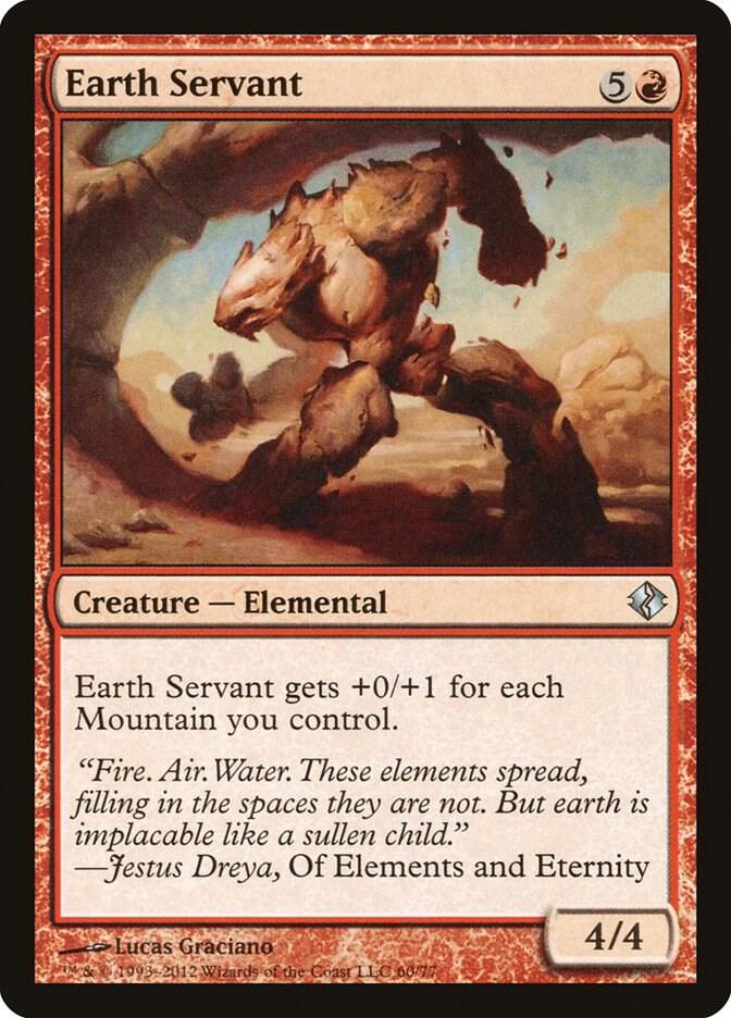 Earth Servant (60) [Duel Decks: Venser vs. Koth]