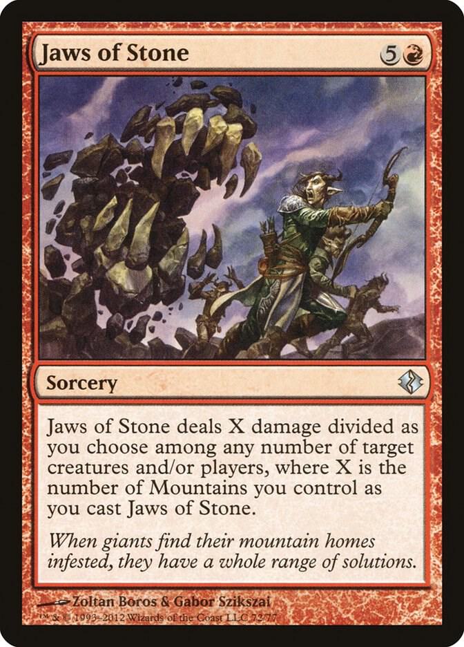 Jaws of Stone (72) [Duel Decks: Venser vs. Koth]