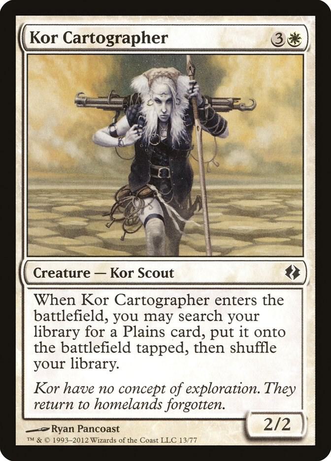 Kor Cartographer (13) [Duel Decks: Venser vs. Koth]