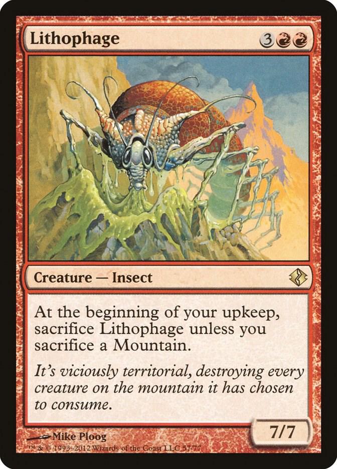 Lithophage (57) [Duel Decks: Venser vs. Koth]