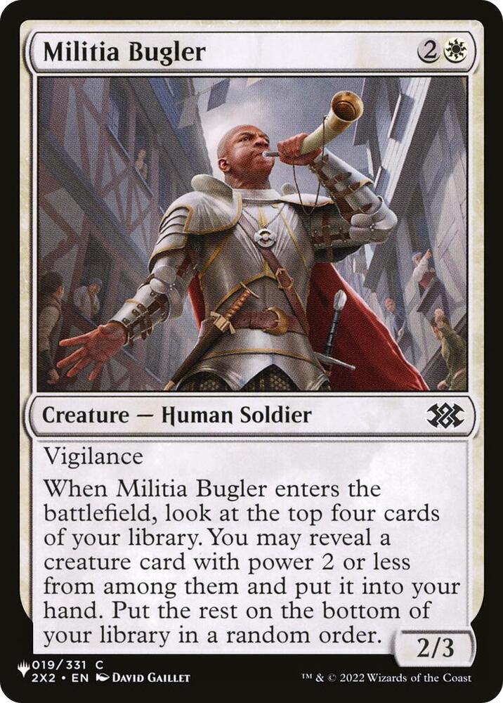 Militia Bugler (019/024) [The List]