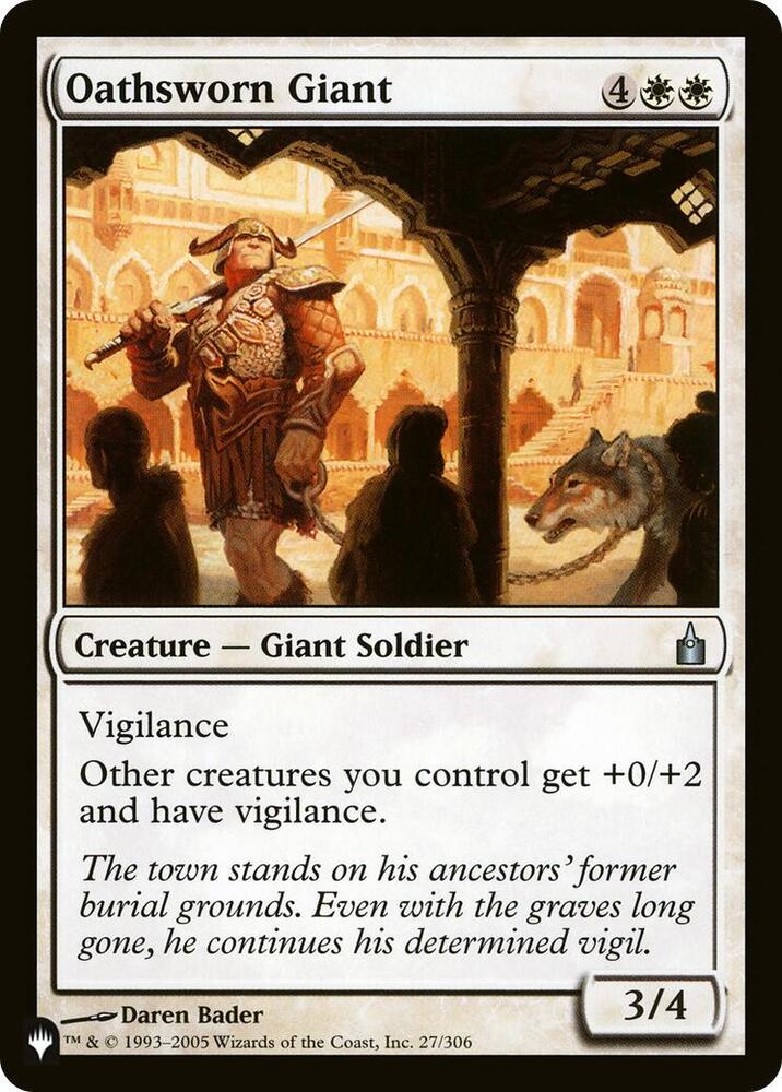 Oathsworn Giant (27/306) [The List]