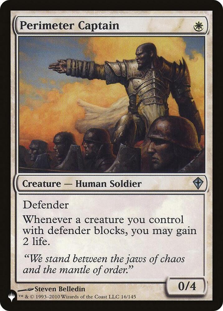 Perimeter Captain (16/145) [The List]