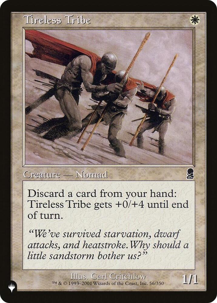 Tireless Tribe (56/350) [The List]