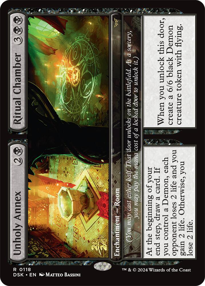 Unholy Annex // Ritual Chamber (118) [Prerelease Cards]