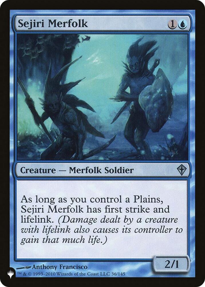 Sejiri Merfolk (36/145) [The List]