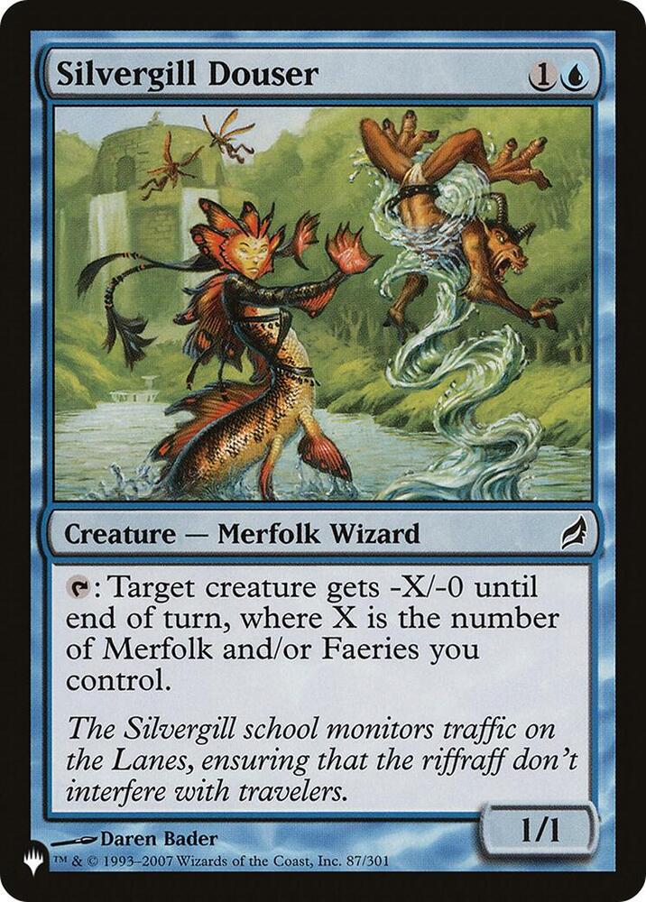 Silvergill Douser (87/301) [The List]