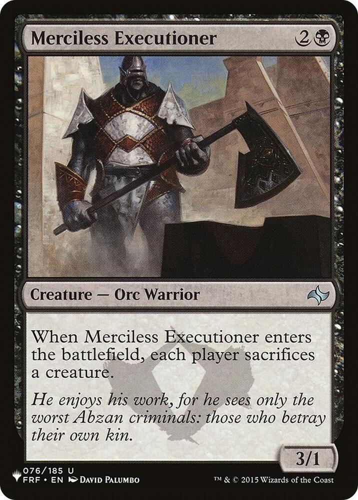 Merciless Executioner (076/185) [The List]
