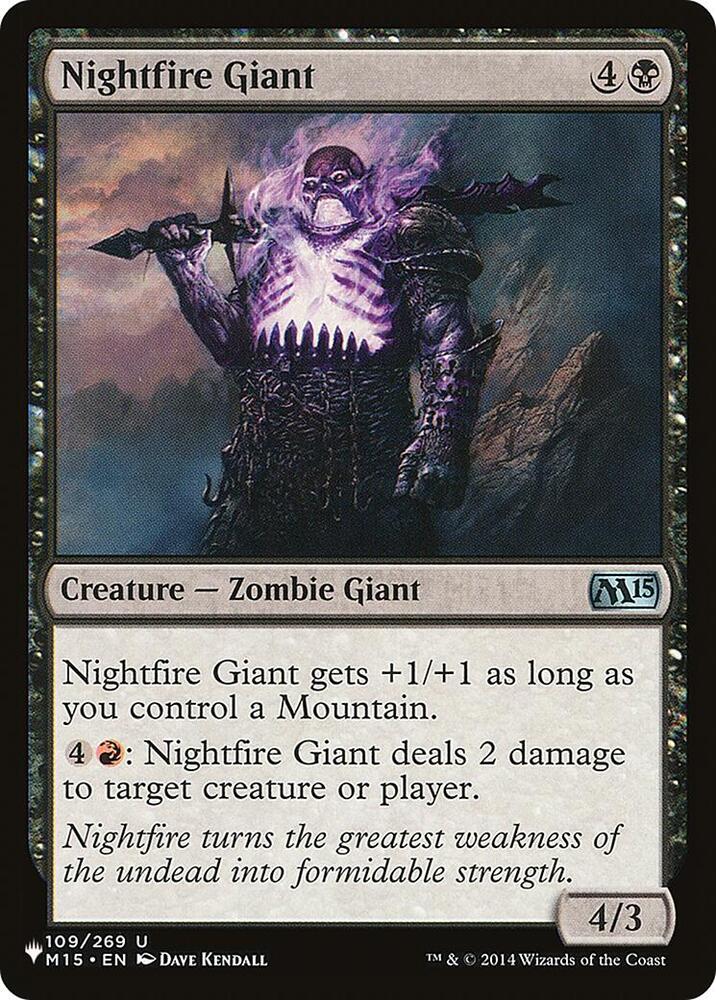 Nightfire Giant (109/269) [The List]