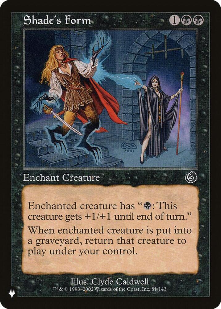 Shade's Form (81/143) [The List]