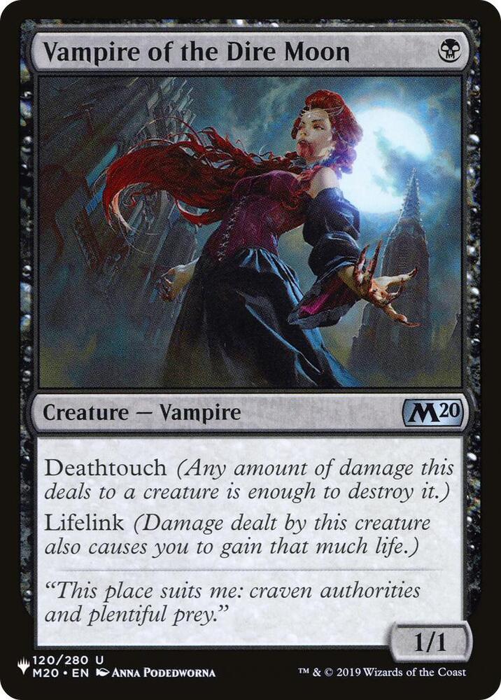 Vampire of the Dire Moon (120/280) [The List]