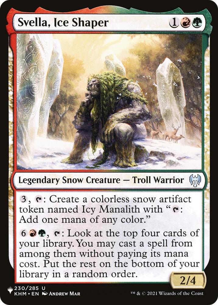 Svella, Ice Shaper (230/285) [The List]