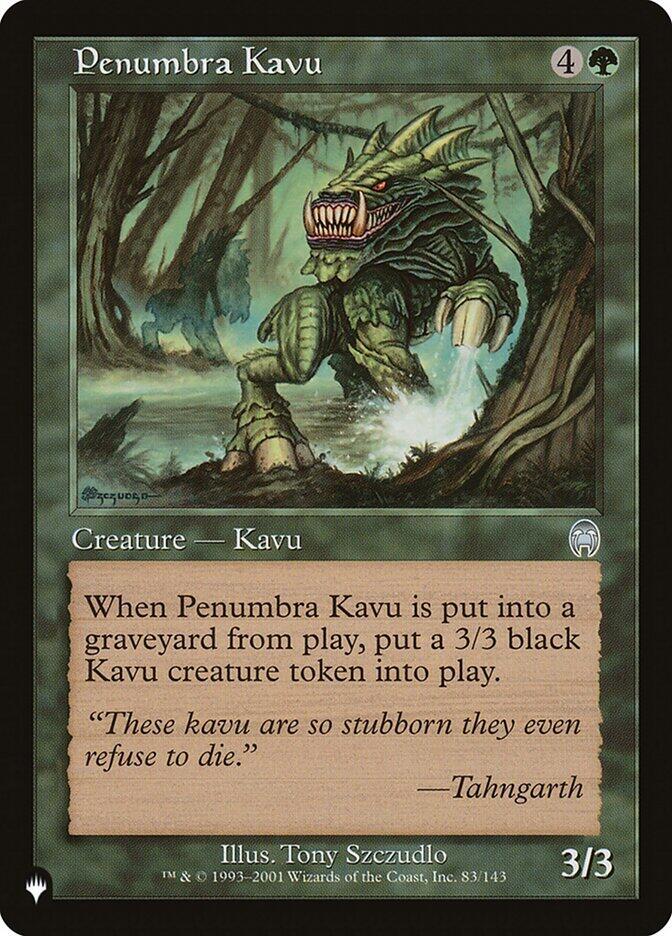 Penumbra Kavu (83/143) [The List]