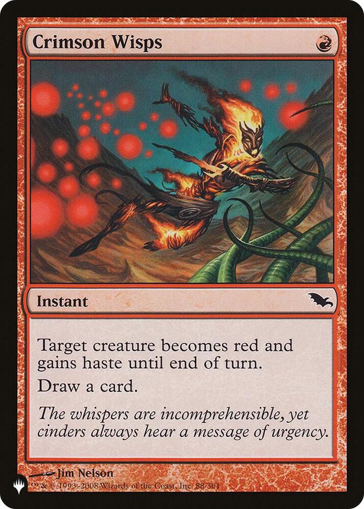 Crimson Wisps (88/301) [The List]
