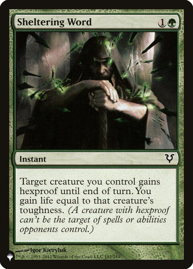 Sheltering Word (192/244) [The List]