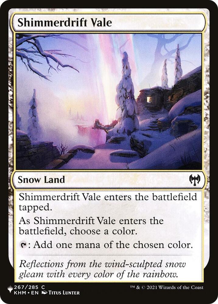 Shimmerdrift Vale (267/285) [The List]