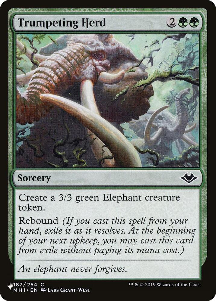 Trumpeting Herd (187/254) [The List]