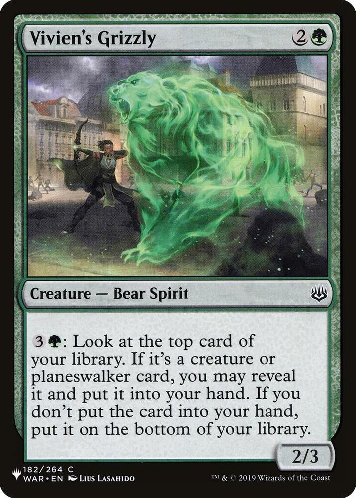 Vivien's Grizzly (182/264) [The List]