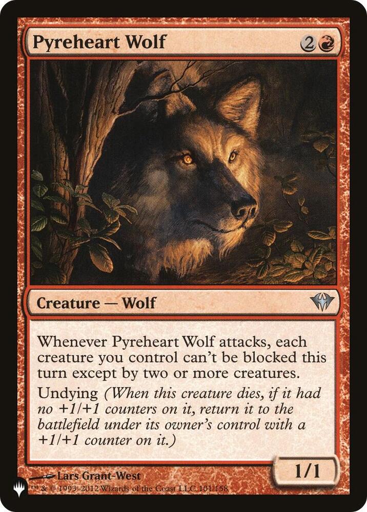 Pyreheart Wolf (101/158) [The List]