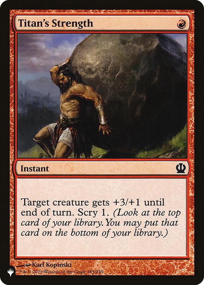 Titan's Strength (145/249) [The List]