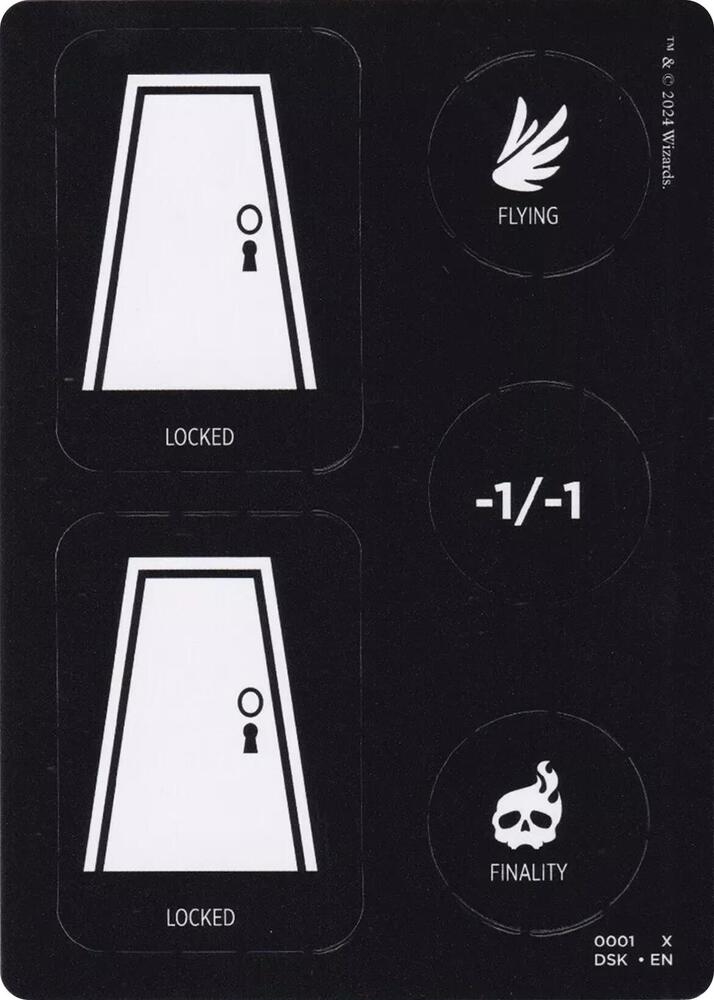 Punch Card Token (1 // 2) [Duskmourn: House of Horror]