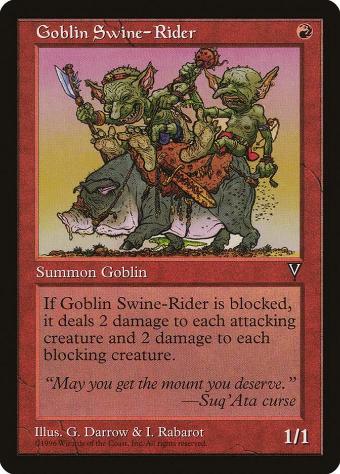 Goblin Swine-Rider (81) [Visions]