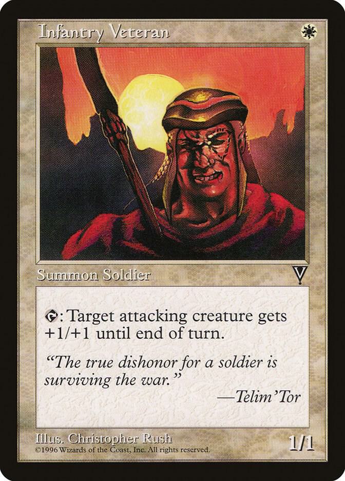 Infantry Veteran (9) [Visions]