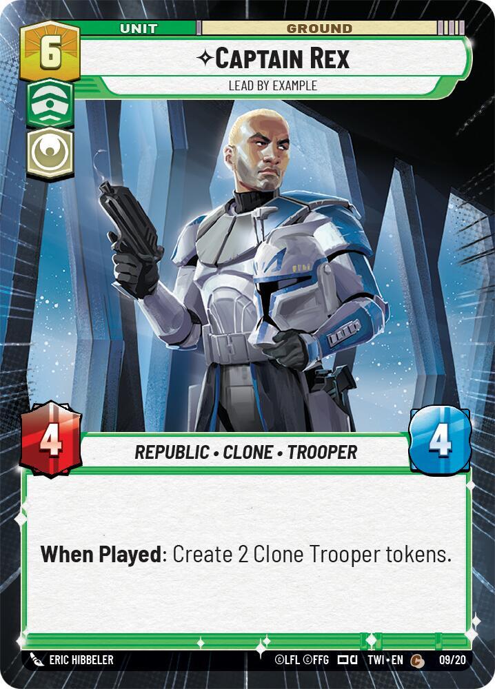 Captain Rex - Lead by Example (Hyperspace) (09/20) [Twilight of the Republic Weekly Play Promos]