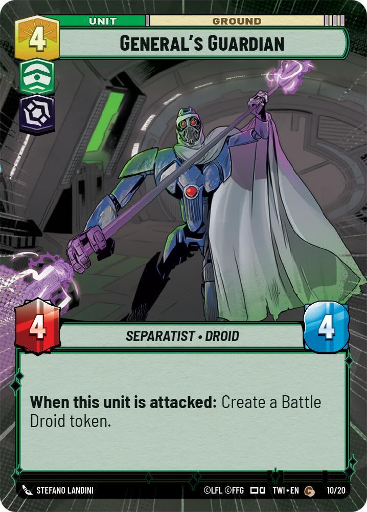 General's Guardian (Hyperspace) (10/20) [Twilight of the Republic Weekly Play Promos]