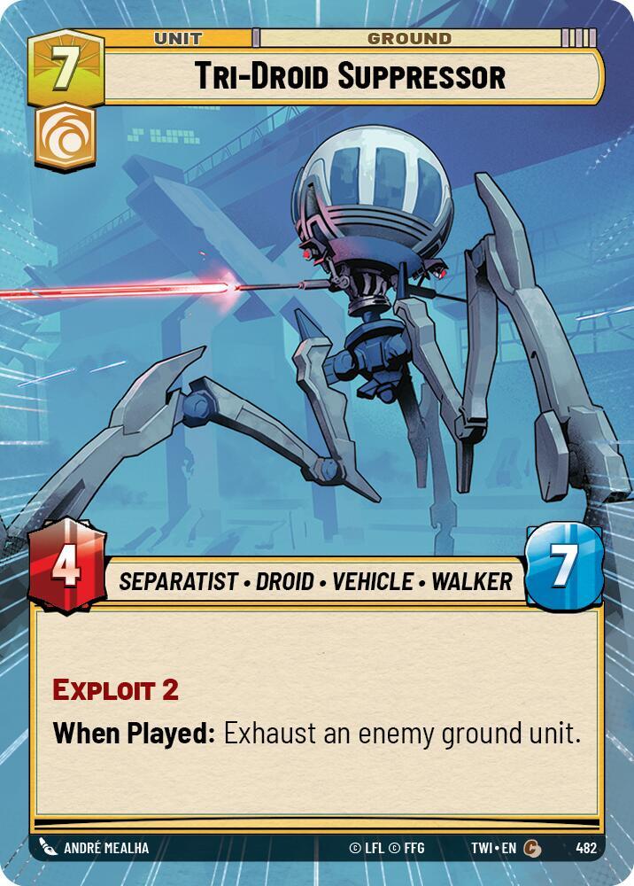 Tri-Droid Suppressor (Hyperspace) (482) [Twilight of the Republic]