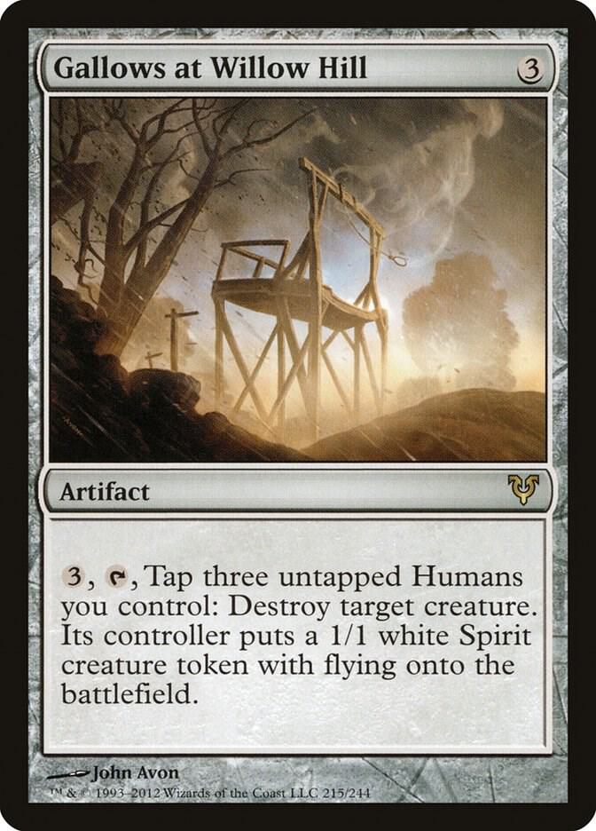 Gallows at Willow Hill (215) [Avacyn Restored]