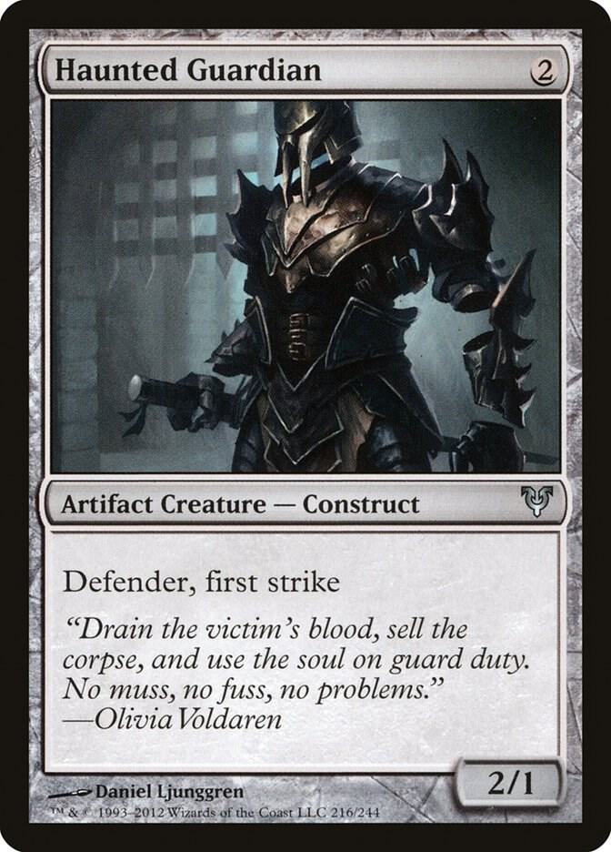 Haunted Guardian (216) [Avacyn Restored]