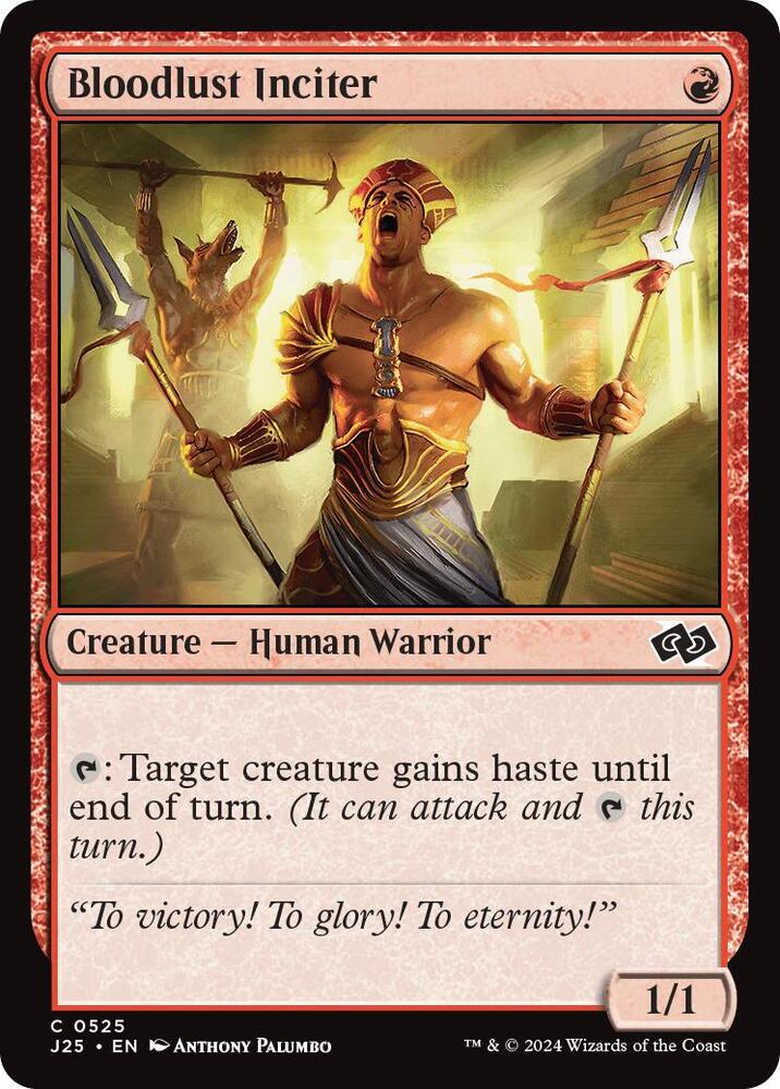 Bloodlust Inciter (525) [Foundations Jumpstart]