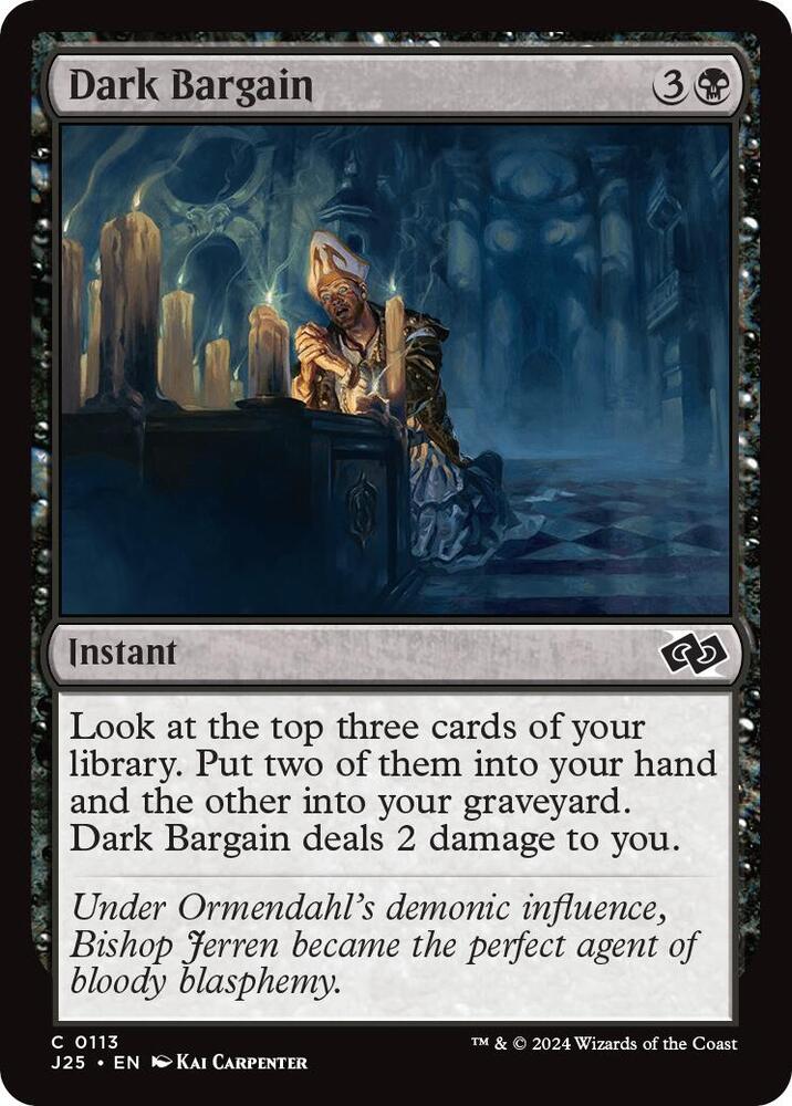 Dark Bargain (113) [Foundations Jumpstart]