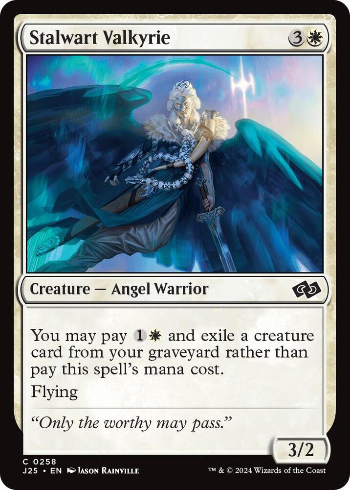 Stalwart Valkyrie (258) [Foundations Jumpstart]