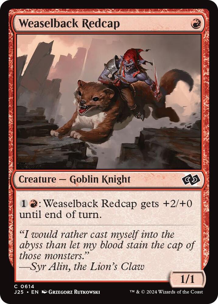 Weaselback Redcap (614) [Foundations Jumpstart]