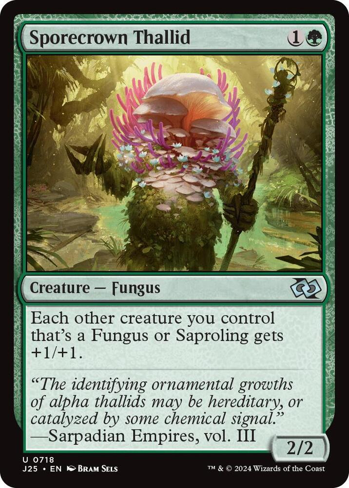 Sporecrown Thallid (718) [Foundations Jumpstart]