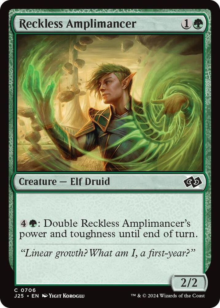 Reckless Amplimancer (706) [Foundations Jumpstart]