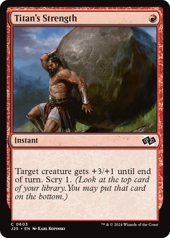 Titan's Strength (603) [Foundations Jumpstart]
