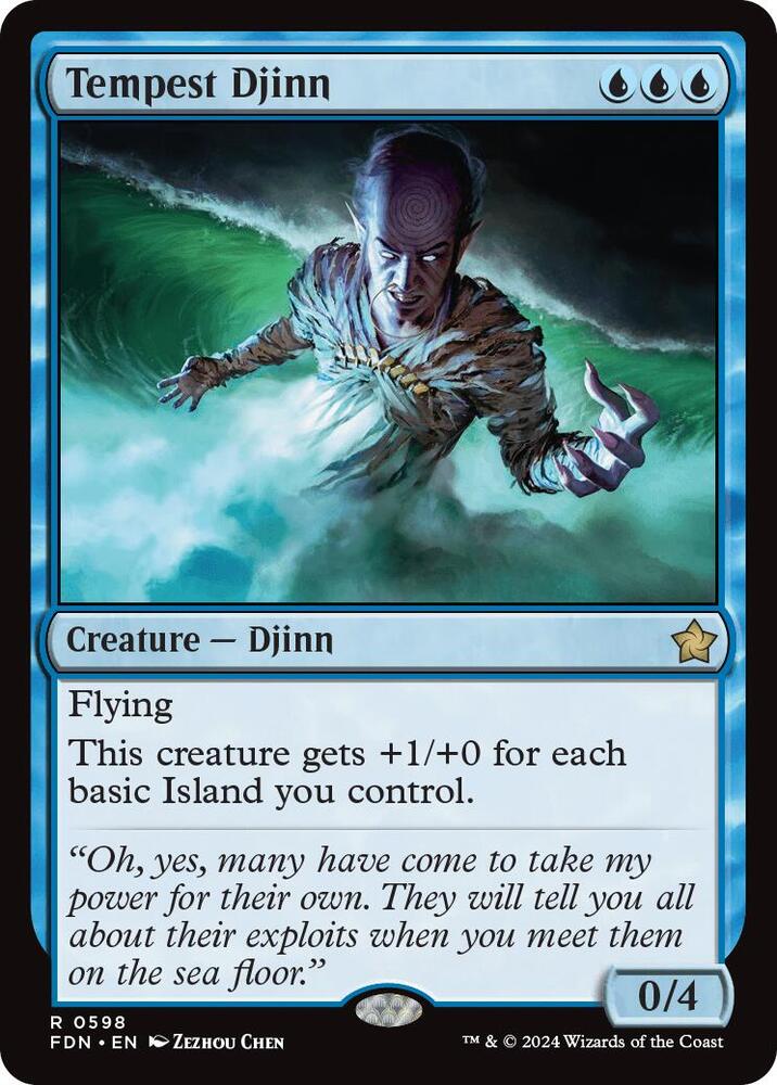 Tempest Djinn (598) [Foundations]