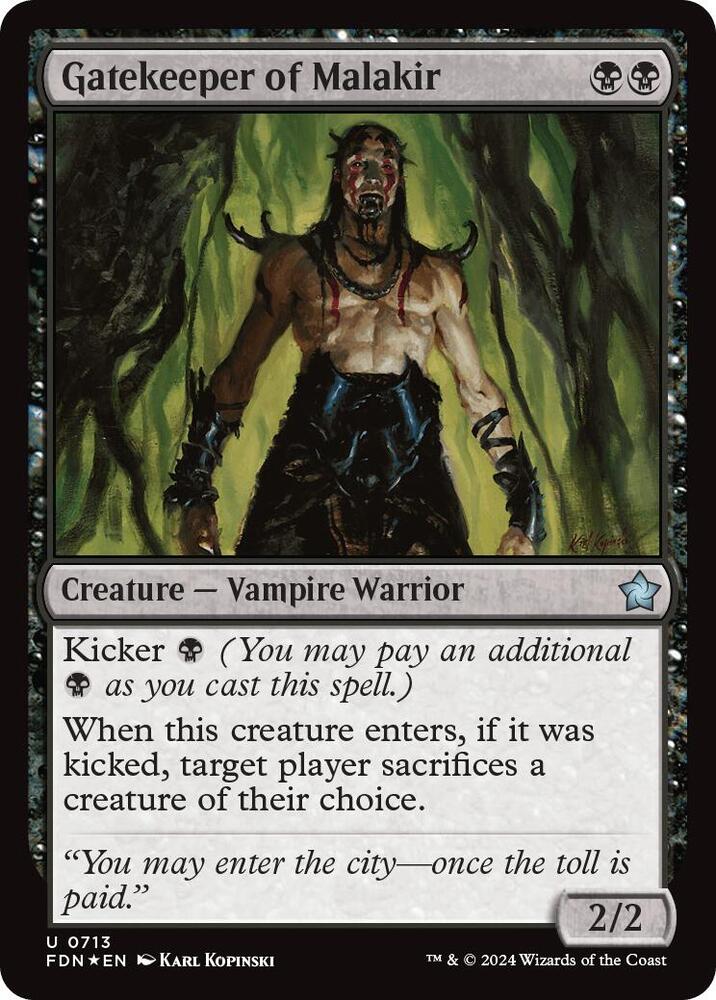 Gatekeeper of Malakir (713) [Foundations]