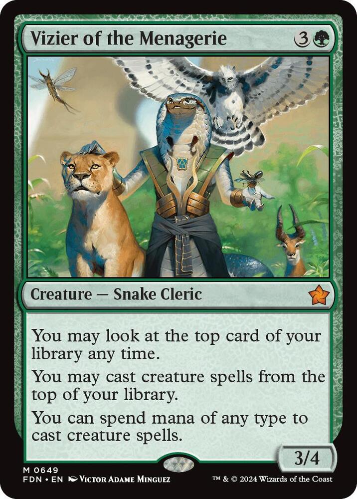 Vizier of the Menagerie (649) [Foundations]