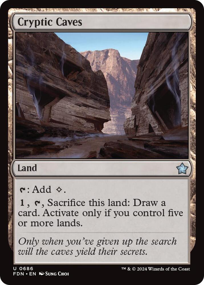 Cryptic Caves (686) [Foundations]