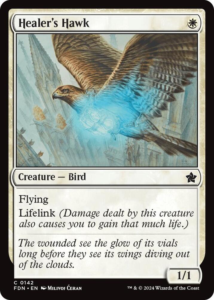 Healer's Hawk (142) [Foundations]