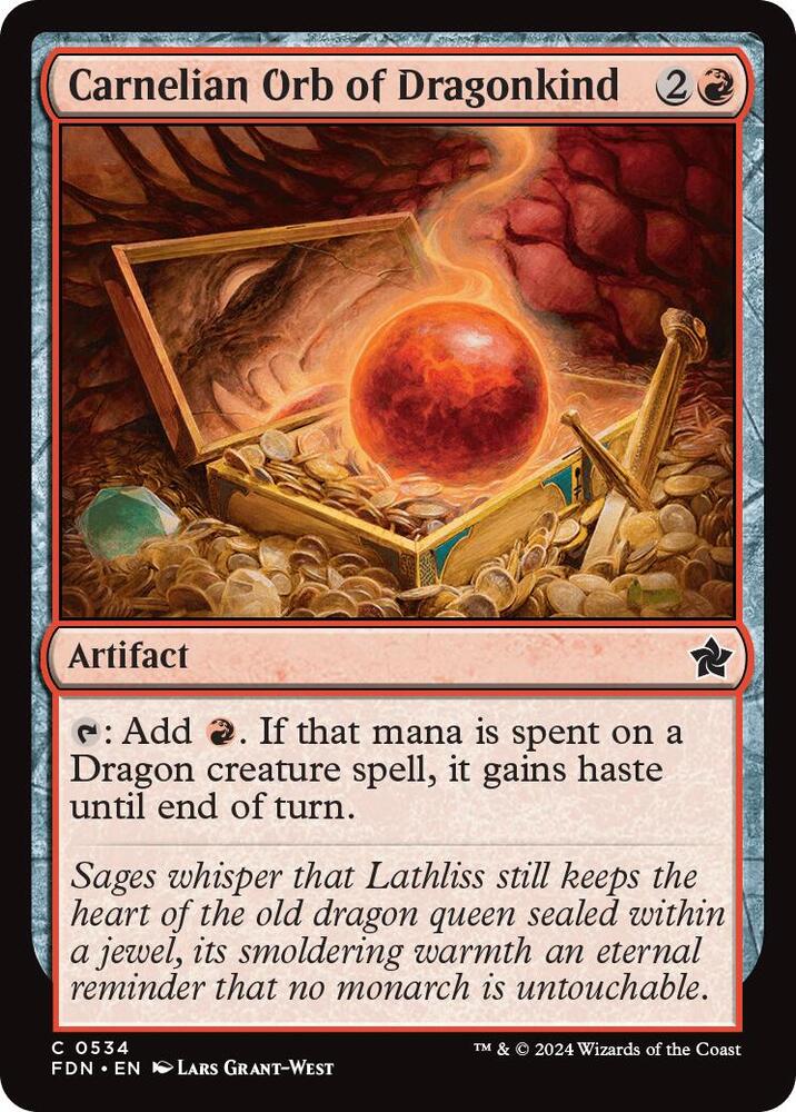 Carnelian Orb of Dragonkind (534) [Foundations]