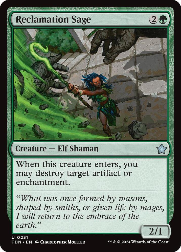 Reclamation Sage (231) [Foundations]