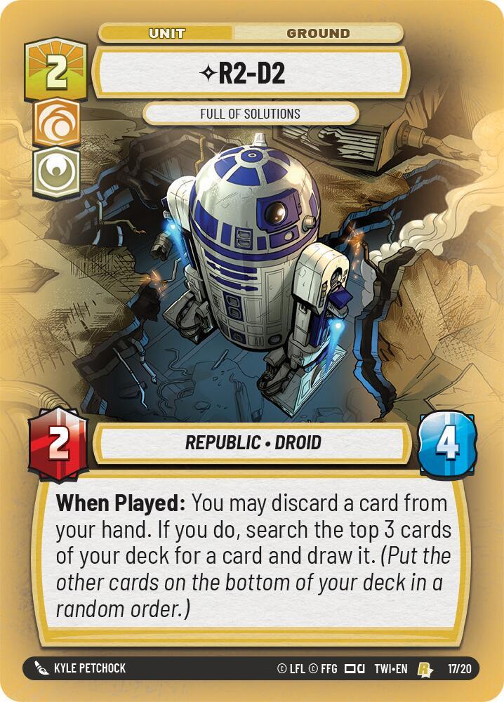 R2-D2 - Full of Solutions (17/20) [Twilight of the Republic Weekly Play Promos]