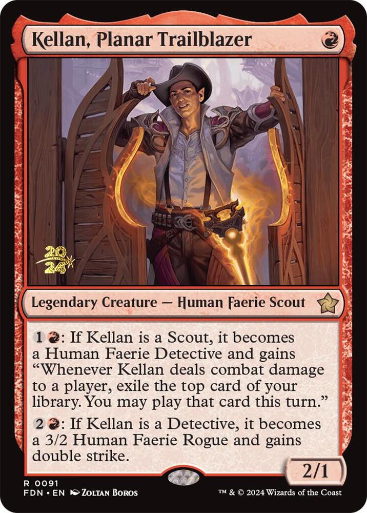 Kellan, Planar Trailblazer (91) [Prerelease Cards]