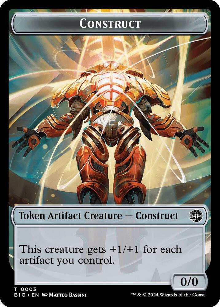 Construct Token // Plot Token Double-Sided Token (3 // 20) [The Big Score]