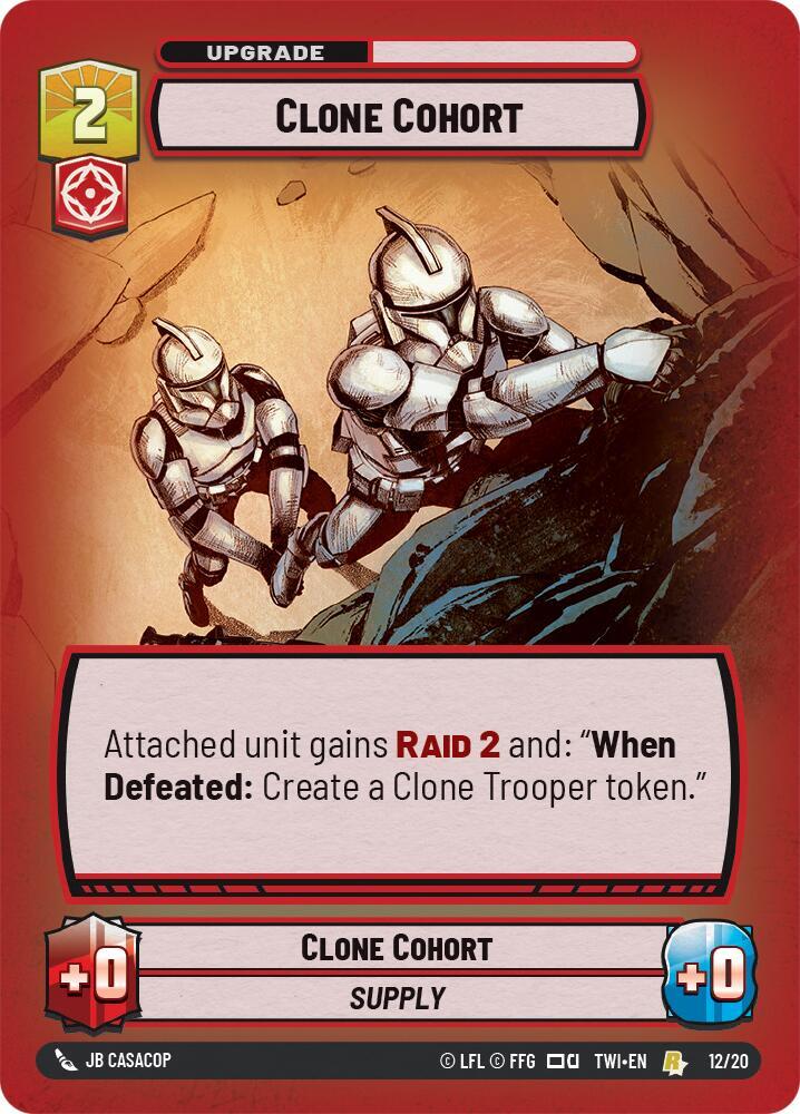 Clone Cohort (12/20) [Twilight of the Republic Weekly Play Promos]